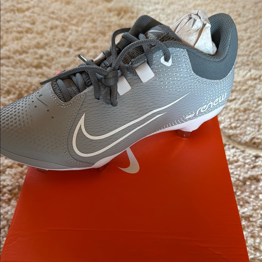 Nike Gray Football Cleats